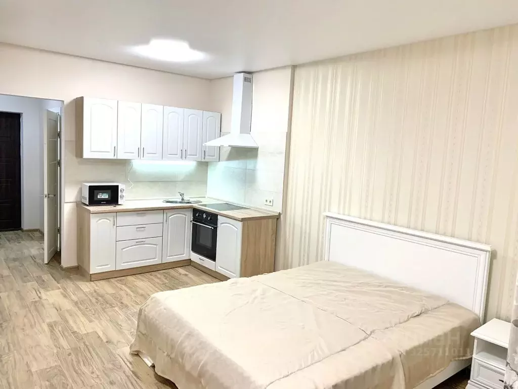 Студия Башкортостан, Уфа Дема жилрайон, Экогород Яркий мкр, наб. ... - Фото 1