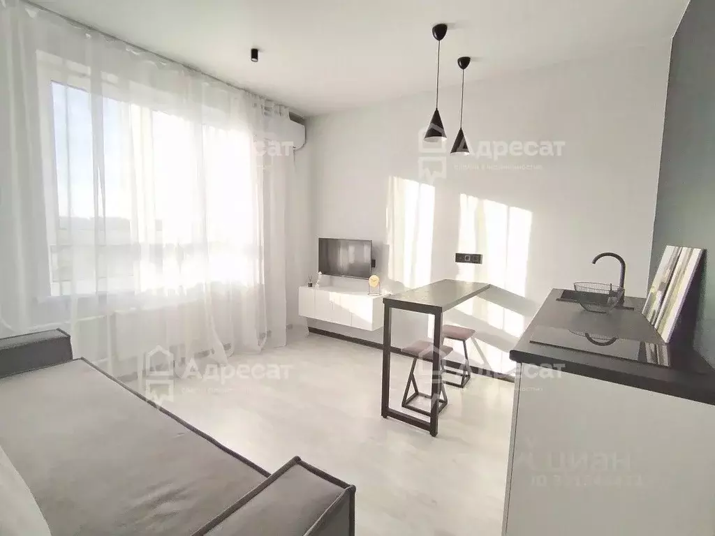 Студия Волгоградская область, Волгоград ул. Степанищева, 4 (22.0 м) - Фото 1