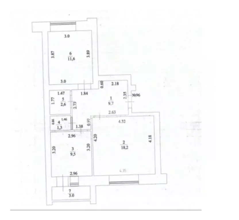 2-к кв. Башкортостан, Октябрьский 34-й мкр, 13В (52.9 м) - Фото 2
