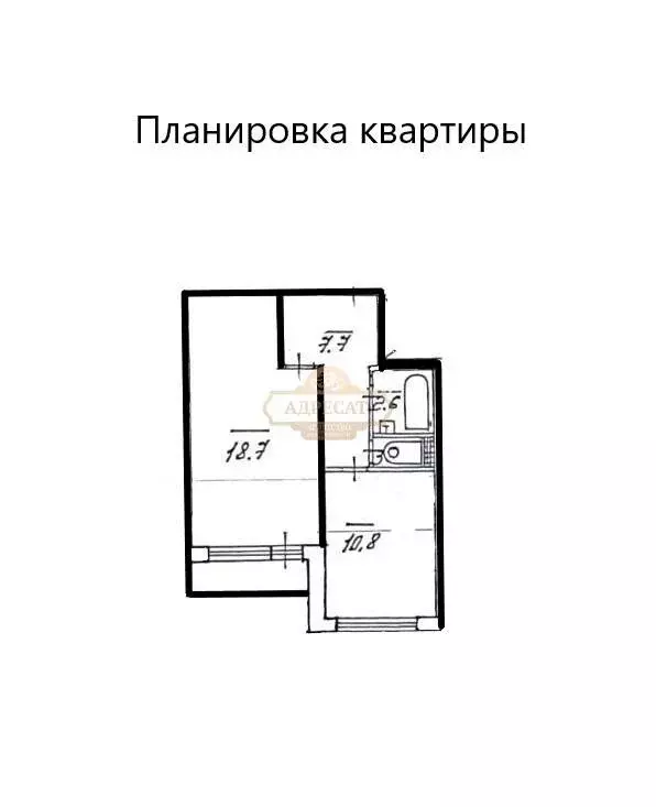 1-комнатная квартира: Санкт-Петербург, Стародеревенская улица, 19к1 ... - Фото 2