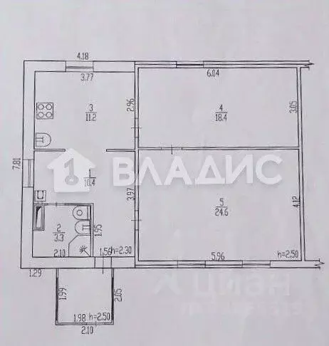 Дом в Брянская область, Дубровка рп ул. Южная, 2 (68 м) - Фото 1