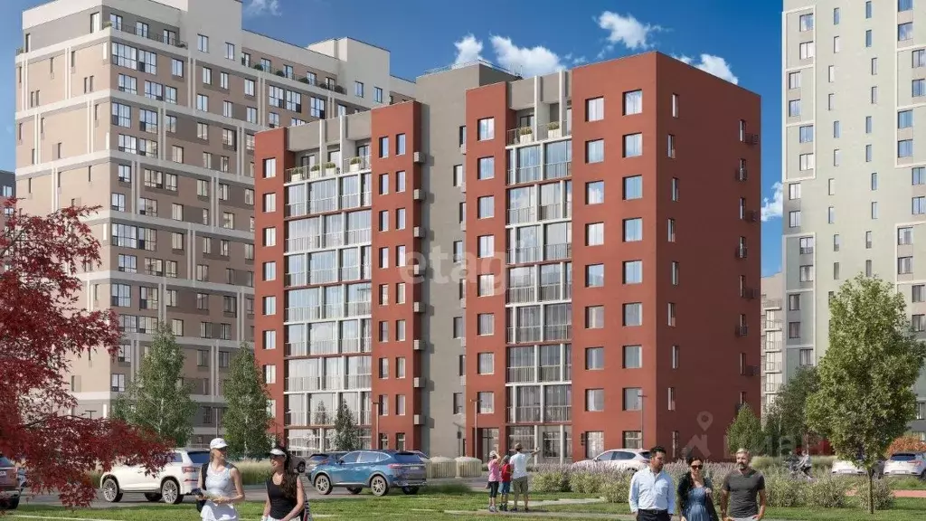 1-к кв. Тюменская область, Тюмень ул. Василия Малкова, 9 (36.13 м) - Фото 2