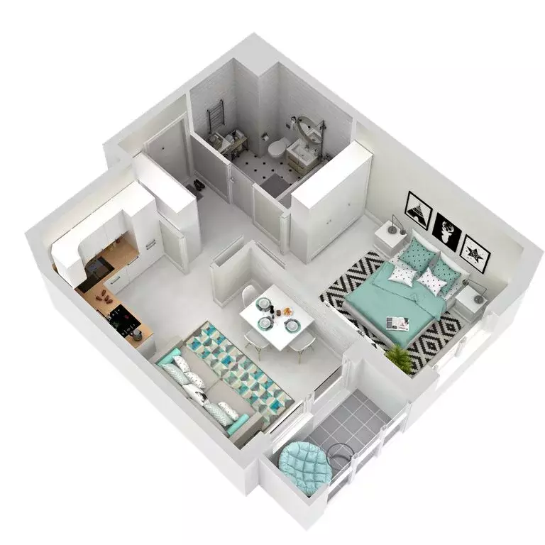 2-комнатная квартира: Ижевск, Воткинское шоссе, 83к2 (36.2 м) - Фото 1