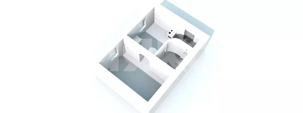 Студия Краснодарский край, Анапа пер. Северный, 1 (23.9 м) - Фото 2