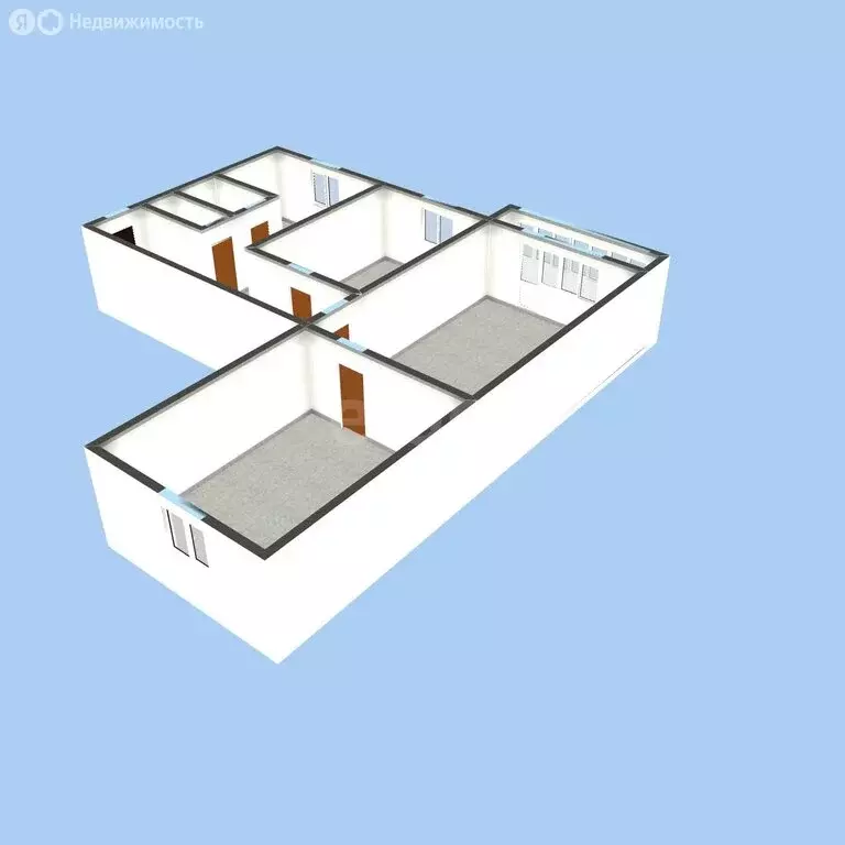 3-комнатная квартира: посёлок Троицкий, Парковая улица, 6 (58.5 м) - Фото 2