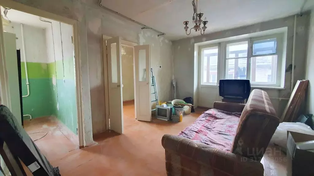 2-к кв. Липецкая область, Елец Новолипецкая ул., 9 (30.0 м) - Фото 1
