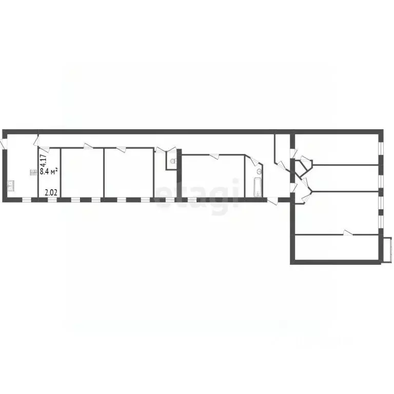 Комната Санкт-Петербург Саперный пер., 6 (8.4 м) - Фото 1