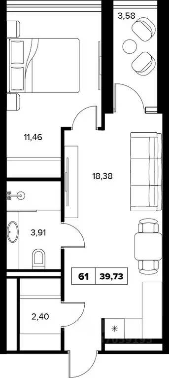 2-к кв. Краснодарский край, Сочи Культурное Уч-Дере мкр, ул. Семашко, ... - Фото 1