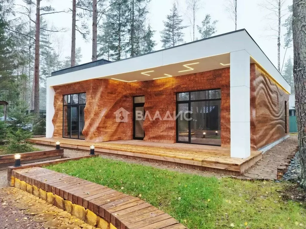 Дом в Куйвозовское сельское поселение, КП Белкино (130 м) - Фото 1