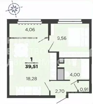 1-к кв. Рязанская область, Рязань Советская ул. (39.51 м) - Фото 2