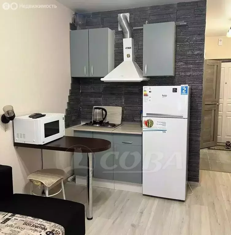 1-комнатная квартира: Тюмень, улица Ветеранов Труда, 9Ак3 (35 м) - Фото 1
