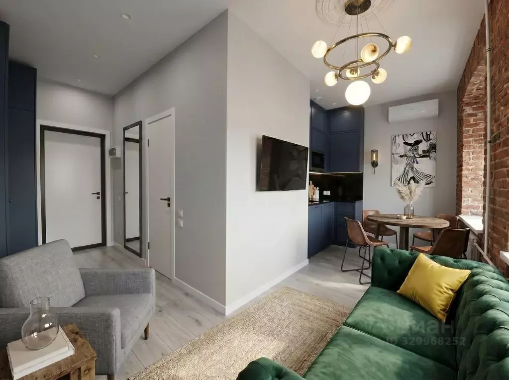 Студия Санкт-Петербург ул. Подрезова, 12 (19.0 м) - Фото 1