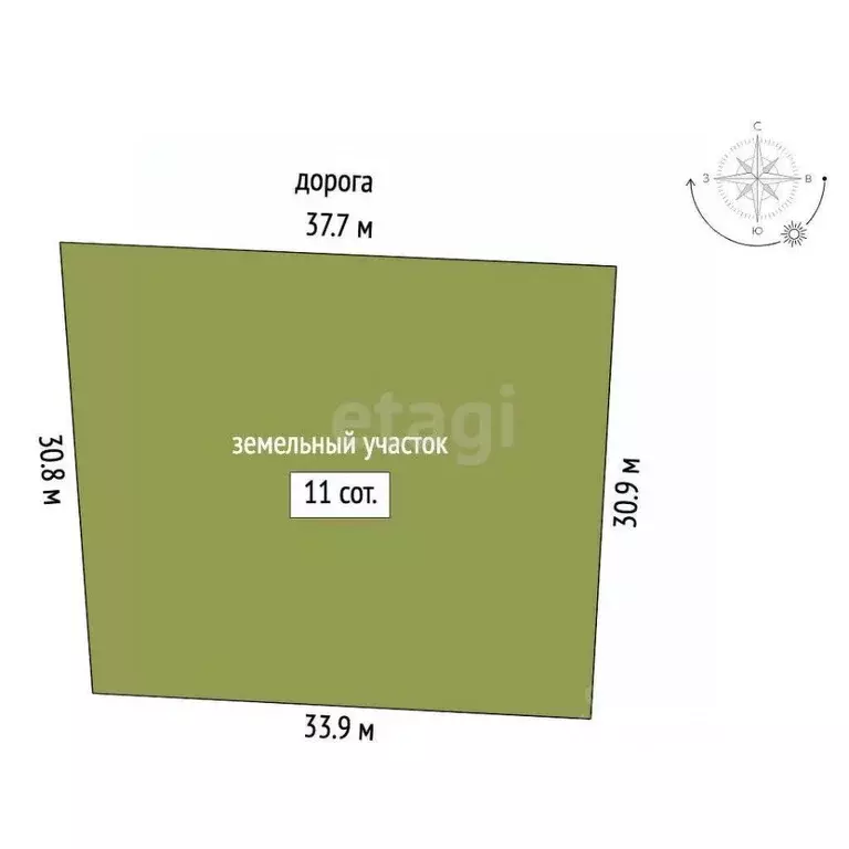 Участок в Белгородская область, Белгород Старый Город мкр,  (11.0 ... - Фото 1