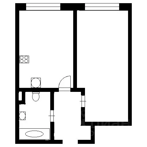 2-к кв. Москва Ходынская ул., 2 (43.0 м) - Фото 2