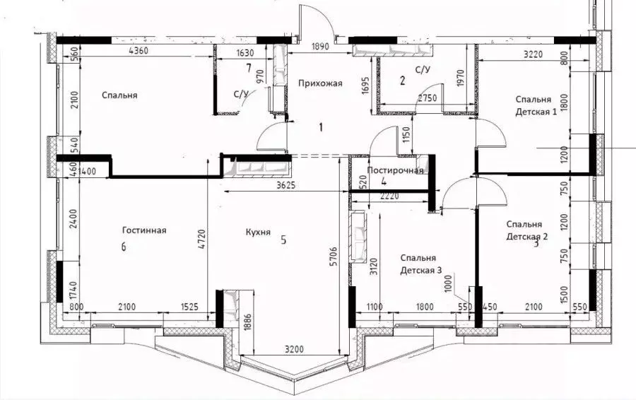 5-к кв. Москва ул. Крузенштерна, 3к3 (118.7 м) - Фото 1