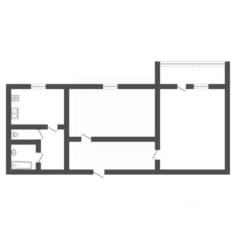 2-к кв. Владимирская область, Ковров ул. Маяковского, 6 (53.6 м) - Фото 1