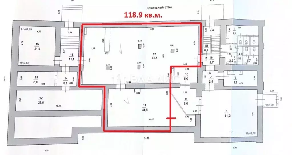 Помещение свободного назначения в Карелия, Петрозаводск просп. ... - Фото 2