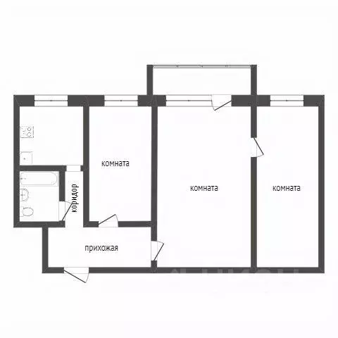 3-к кв. Костромская область, Кострома проезд 8-й Окружной, 4 (56.7 м) - Фото 0