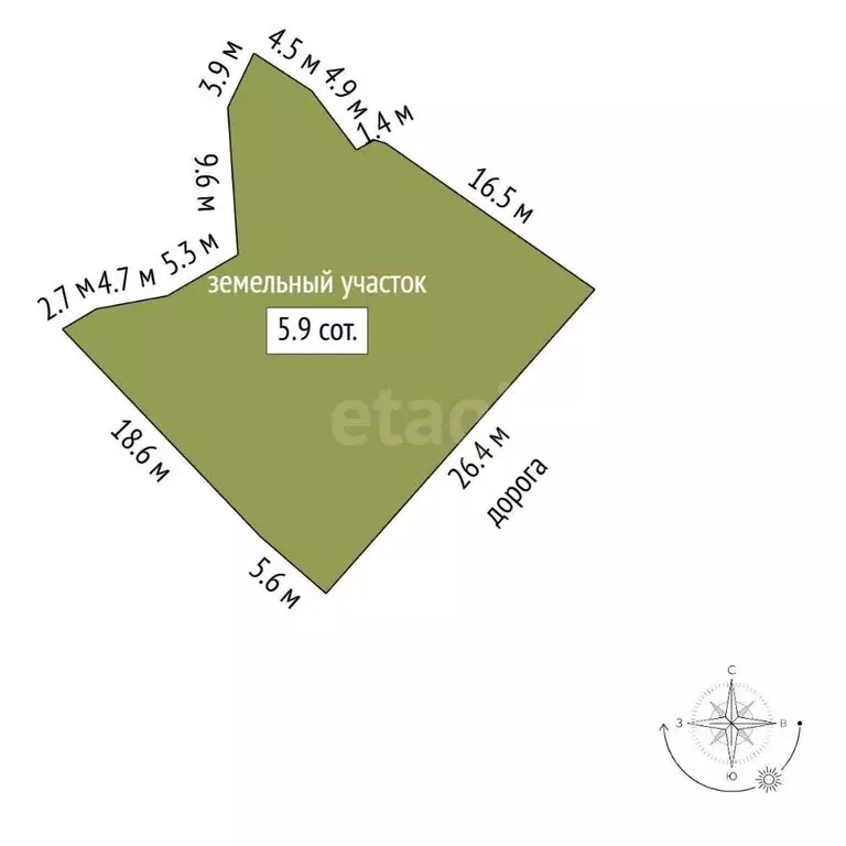 Участок в Крым, Ялта муниципальный округ, пос. Даниловка ул. Красная, ... - Фото 2