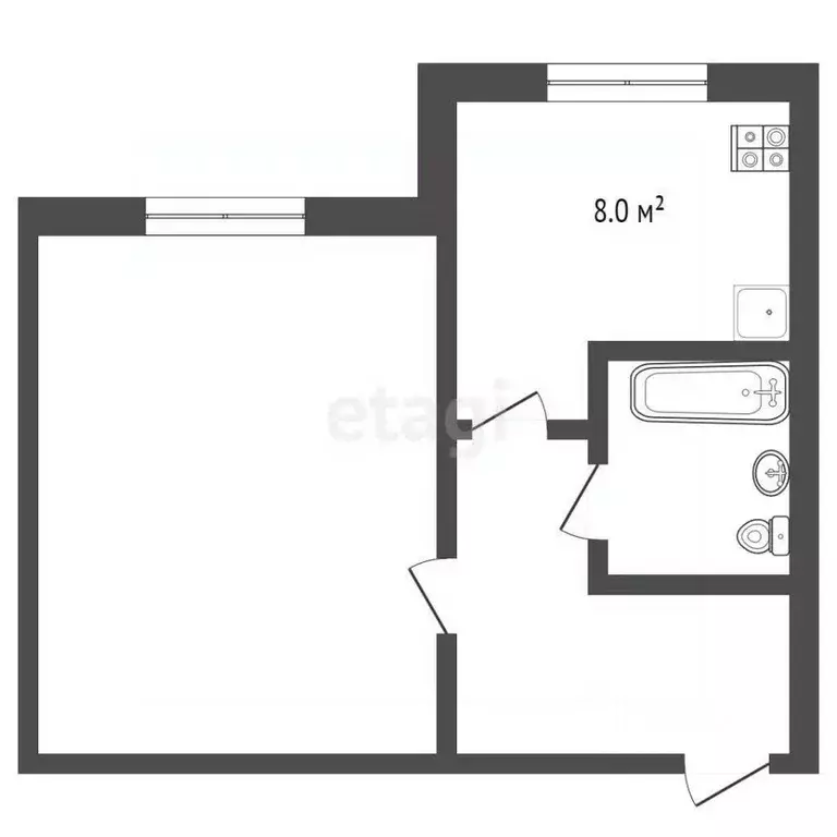 1-к кв. Ямало-Ненецкий АО, Пуровский район, Уренгой пгт, Центральный ... - Фото 1