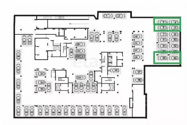 Гараж в Воронежская область, Воронеж ул. Революции 1905 года, 34 (27 ... - Фото 2