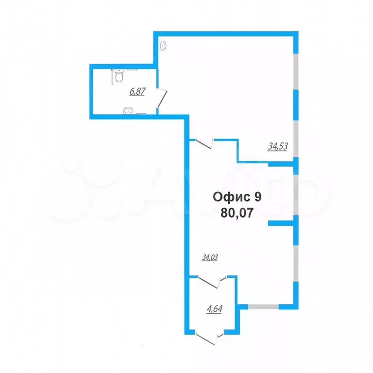 Продам помещение свободного назначения, 80.24 м - Фото 0