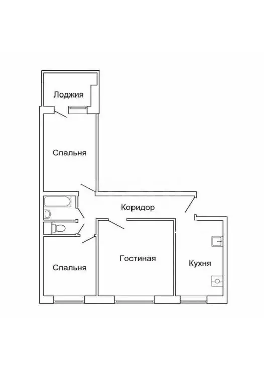 3-комнатная квартира: Кимовск, улица Драгушиной, 15 (59 м) - Фото 0