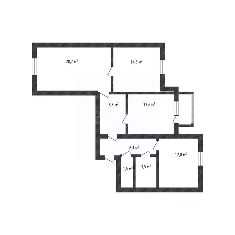 3-к кв. Башкортостан, Нефтекамск Комсомольский просп., 68 (81.0 м) - Фото 2
