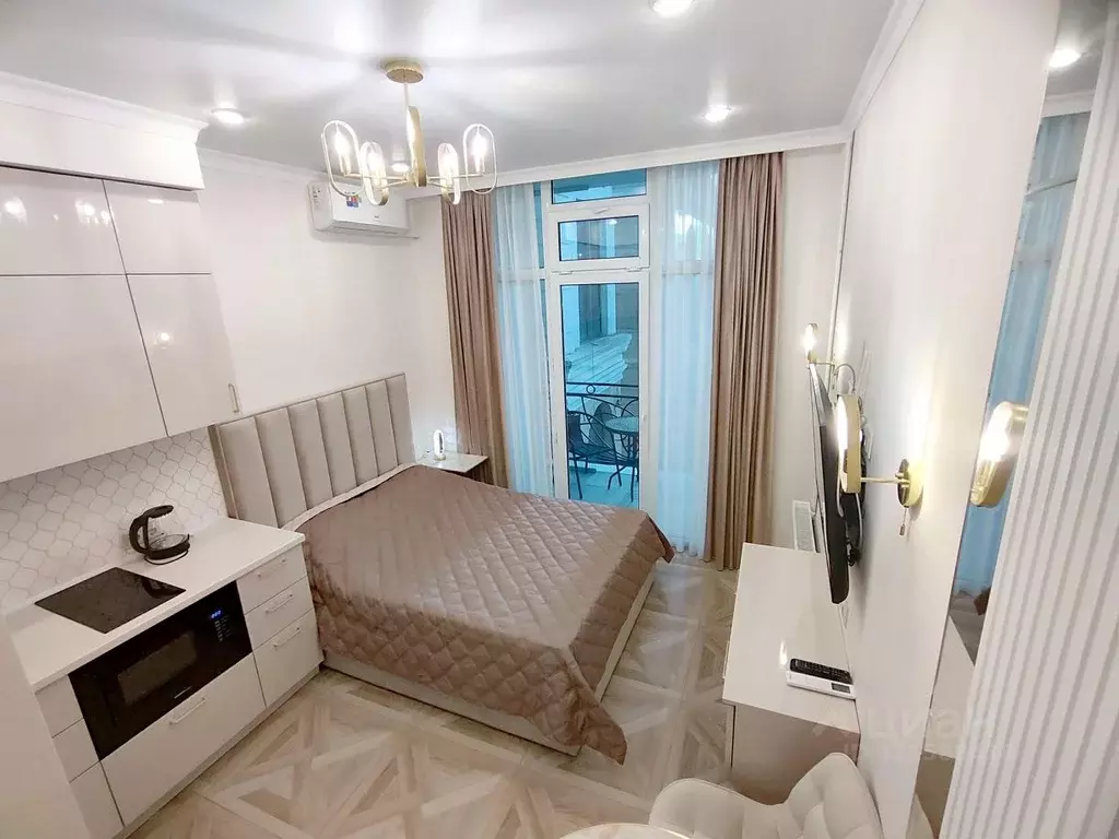 Студия Краснодарский край, Сочи Светлана мкр, ул. Депутатская, 10Д ... - Фото 1