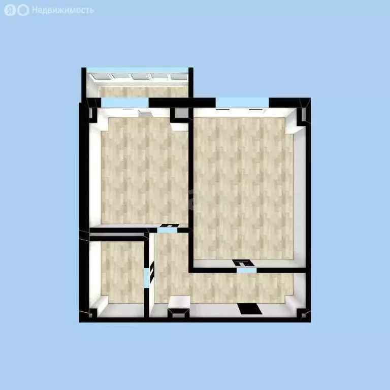 Квартира-студия: Ульяновск, улица Федерации, 130А (48 м) - Фото 1