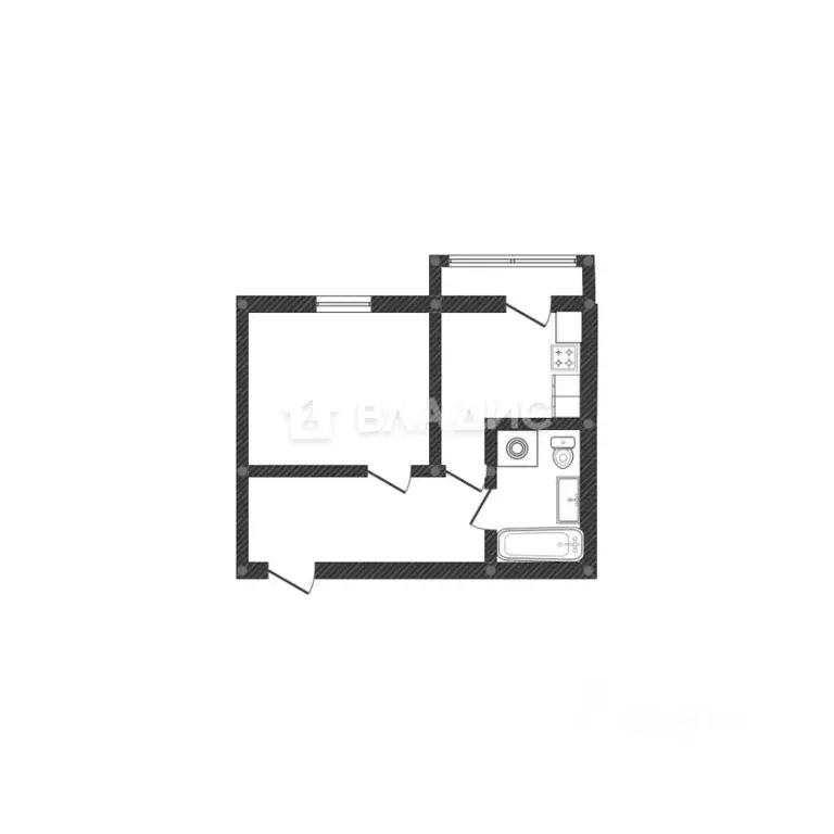 1-к кв. Липецкая область, Липецк ул. Осканова, 6 (49.0 м) - Фото 1