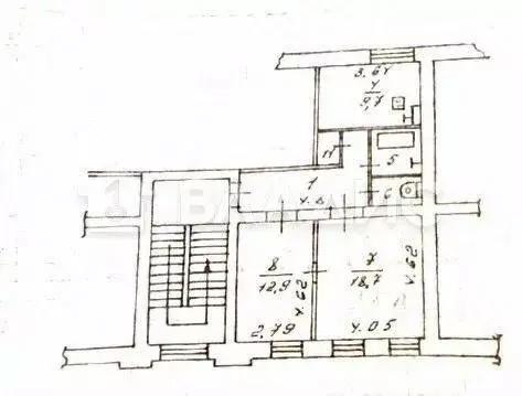 2-к кв. Калужская область, Калуга ул. Ленина, 80 (57.5 м) - Фото 2