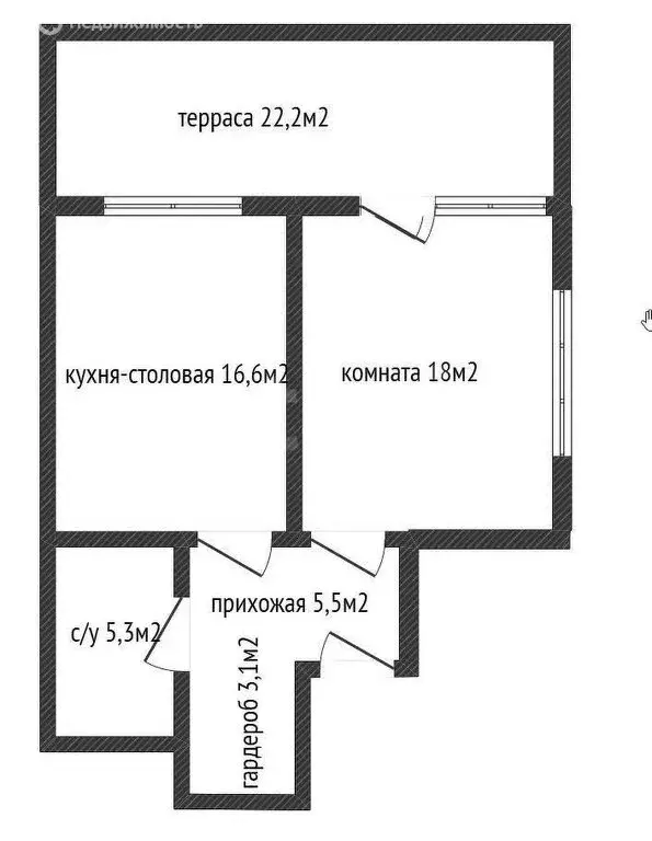 1-комнатная квартира: Геленджик, улица Мира, 44лит4 (48.3 м) - Фото 0