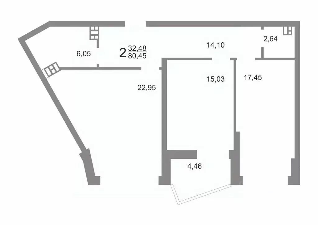 2-к кв. Свердловская область, Екатеринбург пер. Переходный, 3А (77.5 ... - Фото 2