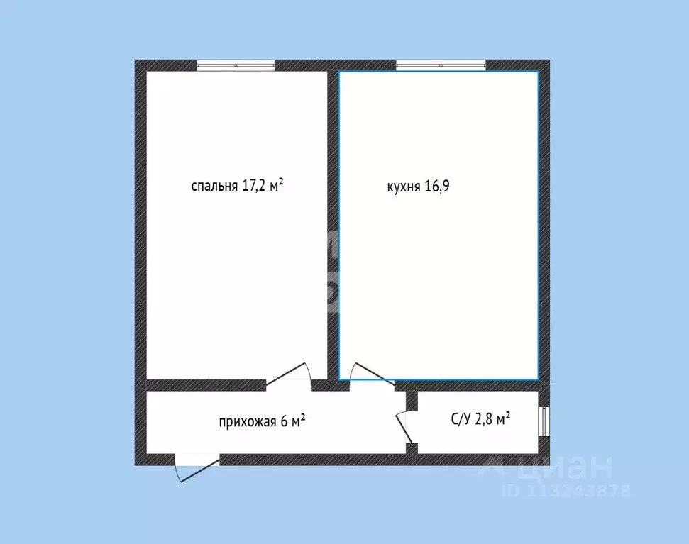 1-к кв. Дагестан, Махачкала ул. Новая, 17 (45.0 м) - Фото 2