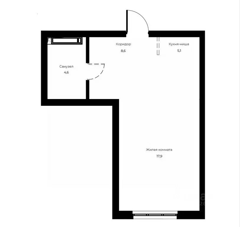 Студия Пензенская область, Пенза Велларт Сити жилой комплекс (36.2 м) - Фото 1