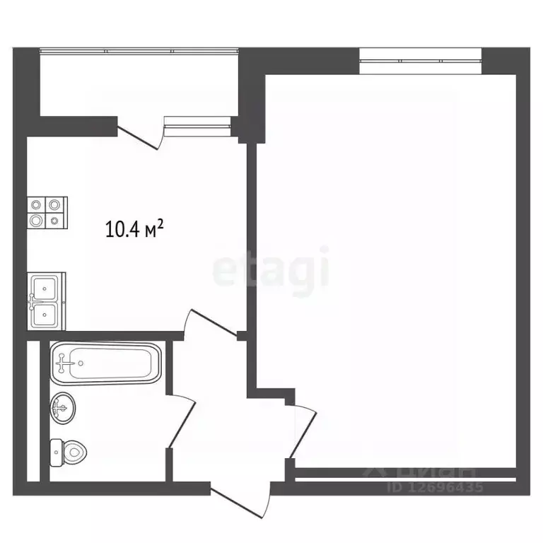 1-к кв. Москва Кантемировская ул., 35Ак1 (38.5 м) - Фото 1