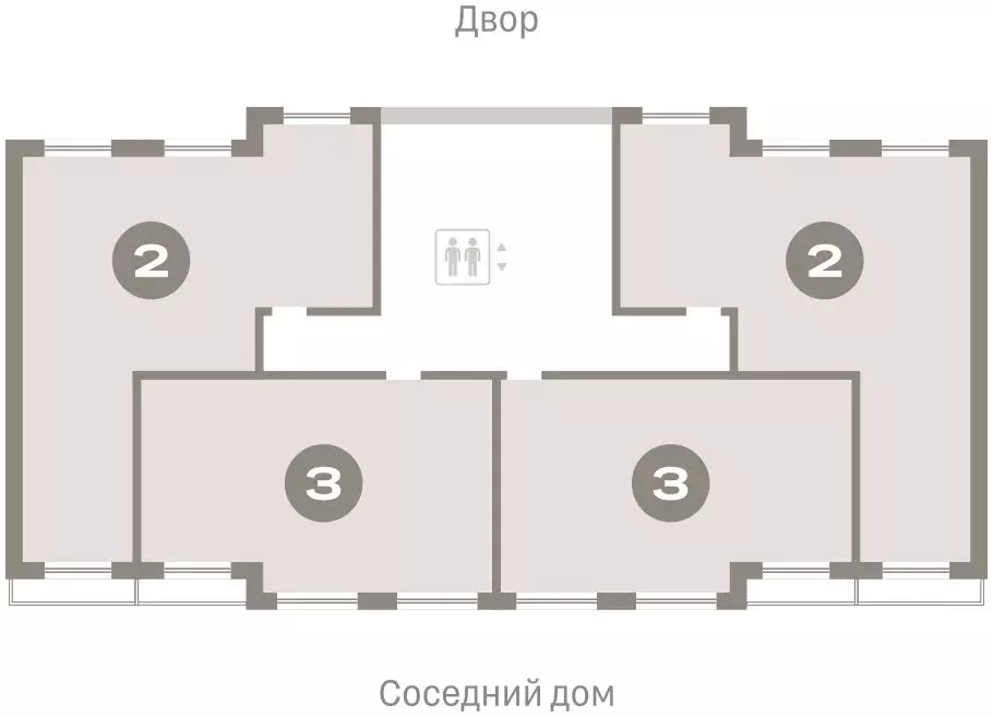 2-комнатная квартира: Тюмень, микрорайон ДОК, ЖК Октябрьский на Туре ... - Фото 1