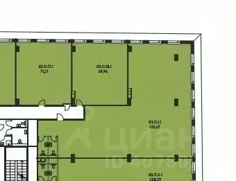 Офис в Москва Полесский проезд, 16 (232 м) - Фото 2