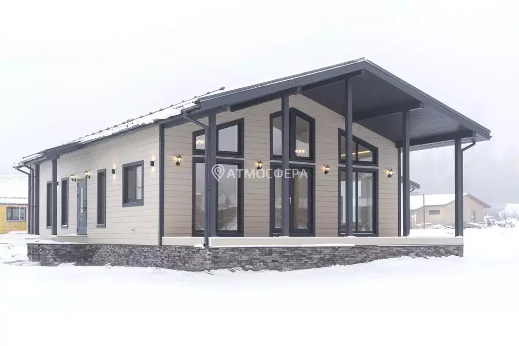 Дом в Ленинградская область, Выборгский район, Полянское с/пос, пос. ... - Фото 1