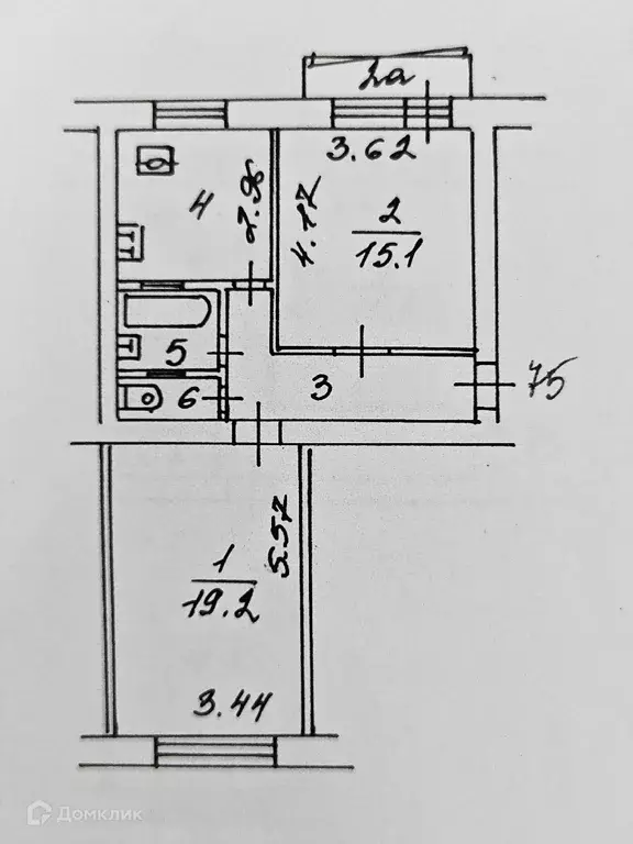 Продаётся 2-к квартира, 54.4 м - Фото 1