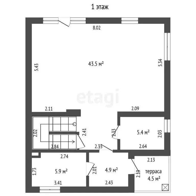 Дом в Калининград, улица Лейтенанта Катина (145 м) - Фото 1