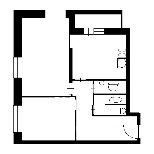 2-к кв. Москва Рябиновая ул., 3к4 (62.0 м) - Фото 2