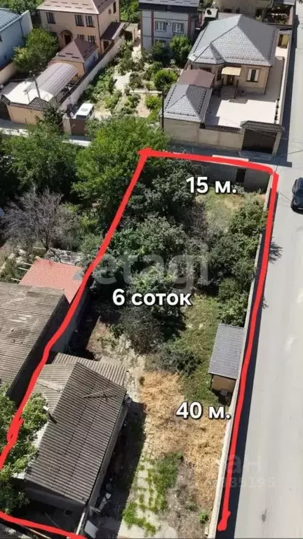 Участок в Дагестан, Махачкала туп. 2-й Священный, 4 (6.0 сот.) - Фото 0