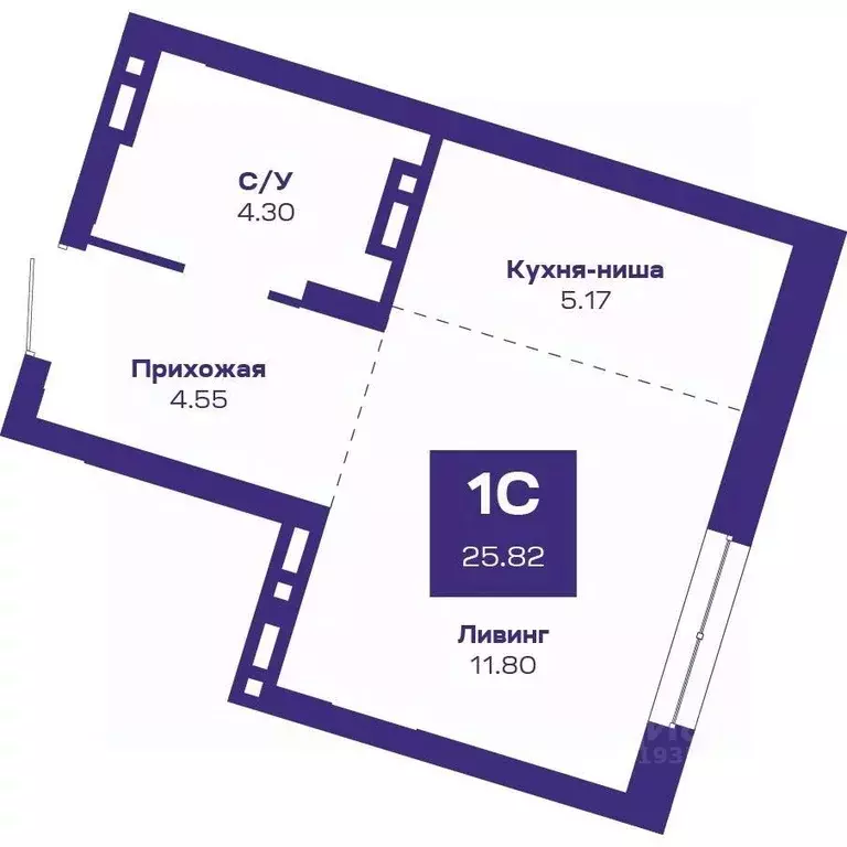 1-к кв. Новосибирская область, Новосибирский район, Краснообск рп ... - Фото 1