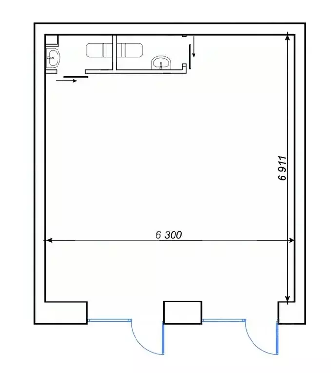 Помещение свободного назначения в Москва Ярославское ш., 2К2 (45 м) - Фото 2