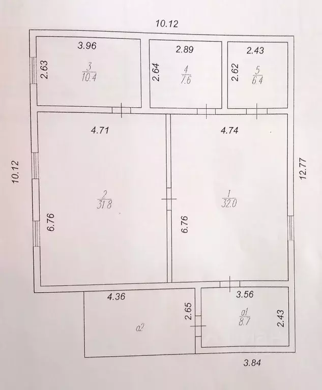 Дом в Рязанская область, Рязань проезд 2-й Мушковатовский, 5 (97 м) - Фото 2