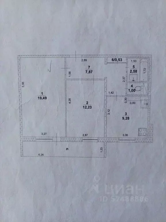 Комната Ульяновская область, Ульяновск просп. Туполева, 28 (19.5 м) - Фото 0