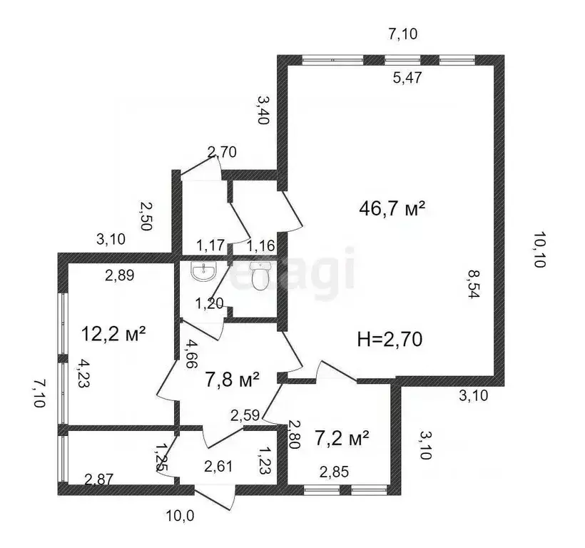 Помещение свободного назначения в Ямало-Ненецкий АО, Новый Уренгой ... - Фото 2