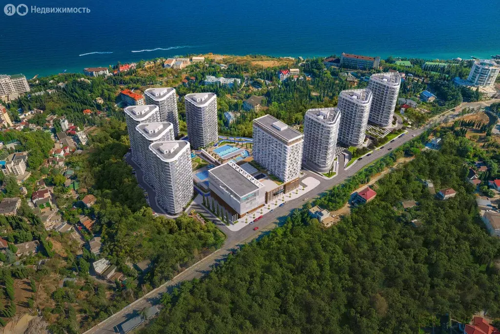 Квартира-студия: Алушта, Западная улица, 4к2 (31.5 м) - Фото 1